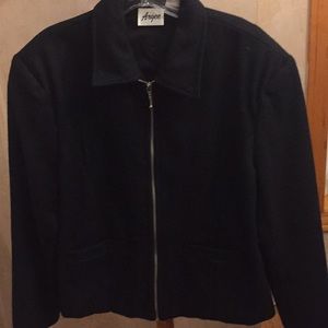 Black Blazer Wool/Poly